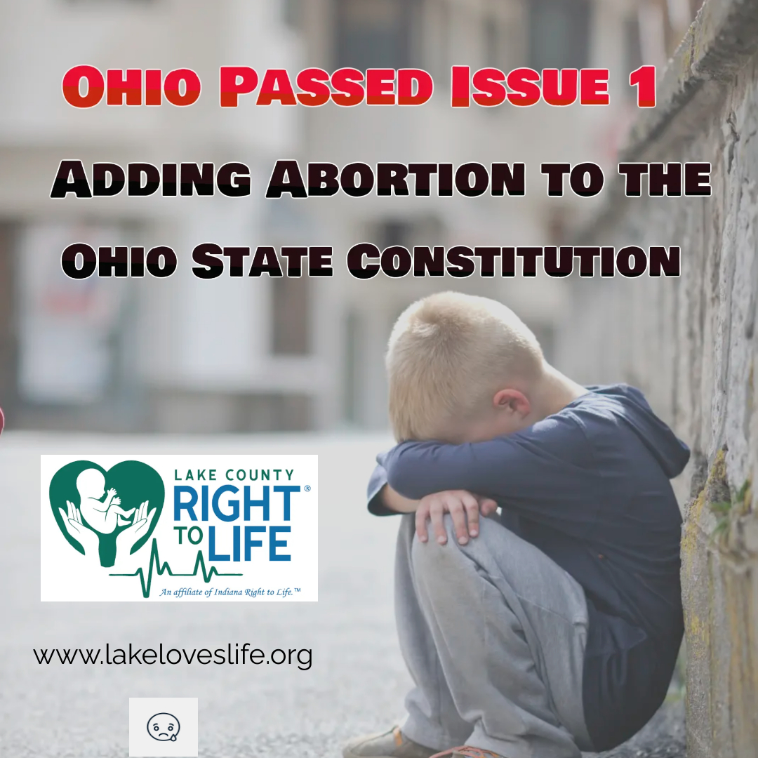 Sadness - Ohio Law Passed